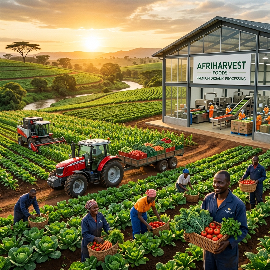 Agribusiness farming field